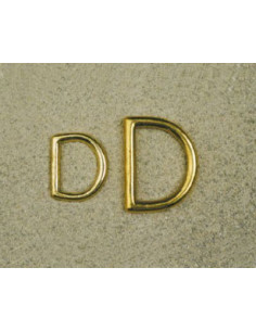 ANNEAU DEMI-ROND - DES SELLERIE LAITON REF. 55 2