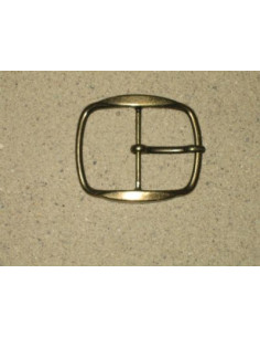 BOUCLE CEINTURE ZAMAK ACIER IM 4938 LARGEUR 40MM BRONZE
