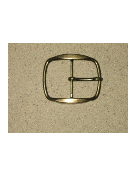 BOUCLE CEINTURE ZAMAK ACIER IM 4938 LARGEUR 40MM BRONZE