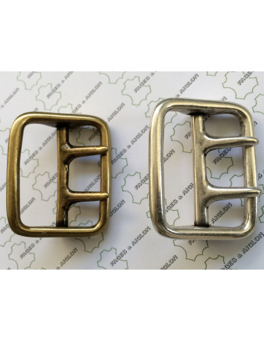 BOUCLE CEINTURE ZAMAK ACIER SI 22014 LARGEUR 40MM