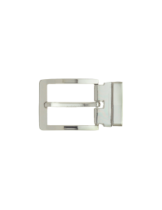 BOUCLE CEINTURE ZAMAK ACIER BYM 101162 LARGEUR 30MM NICKEL