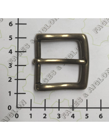 BOUCLE CEINTURE LAITON DL 6986 LARGEUR 30MM