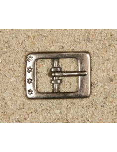 BOUCLE CHAUSSURE ZAMAK ACIER EL 34072 VIEIL ARGENT - 42688