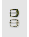BOUCLE CEINTURE ZAMAK ACIER FB 32774 LARGEUR 30MM