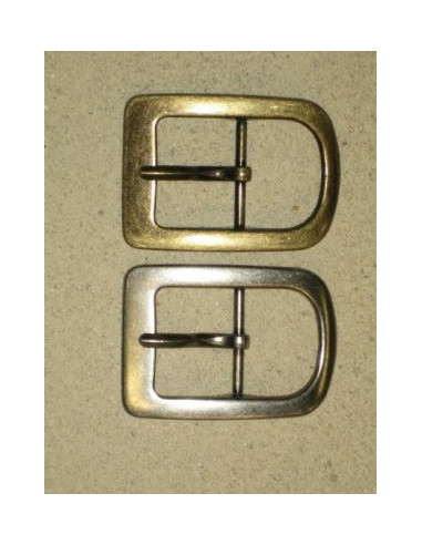 BOUCLE CEINTURE ZAMAK ACIER MG 11729 LARGEUR 35MM