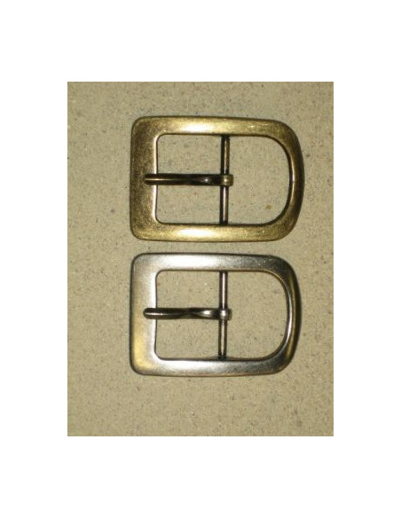 BOUCLE CEINTURE ZAMAK ACIER MG 11729 LARGEUR 35MM