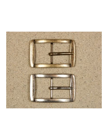 BOUCLE CEINTURE ZAMAK ACIER MG 35063 LARGEUR 35MM