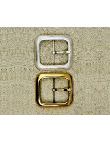 BOUCLE CEINTURE ZAMAK ACIER MG 3907 LARGEUR 40MM