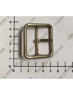 BOUCLE CEINTURE ZAMAK ACIER MG 12074 LARGEUR 35MM