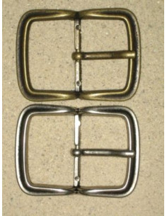 BOUCLE CEINTURE ZAMAK ACIER MG 11700 LARGEUR 40MM