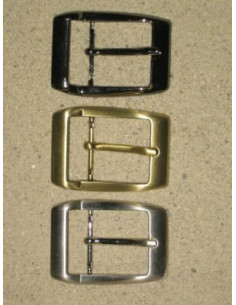 BOUCLE CEINTURE ZAMAK ACIER MG 10402 LARGEUR 32MM 2