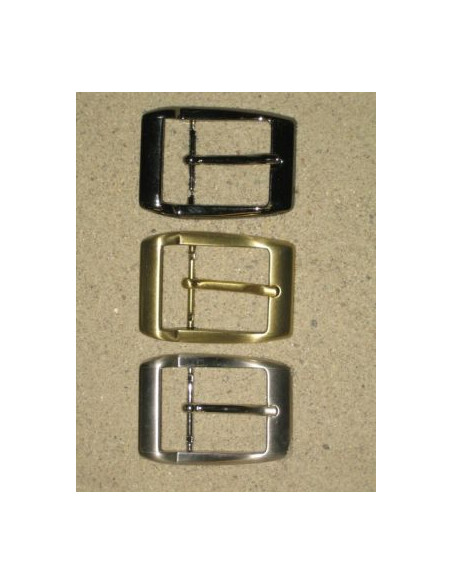 BOUCLE CEINTURE ZAMAK ACIER MG 10402 LARGEUR 32MM