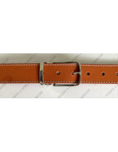 BOUCLE CEINTURE ZAMAK ACIER MG 12216 LARGEUR 35MM NICKEL