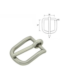 BOUCLE BRIDE SELLERIE ZAMAK ACIER INOXYDABLE