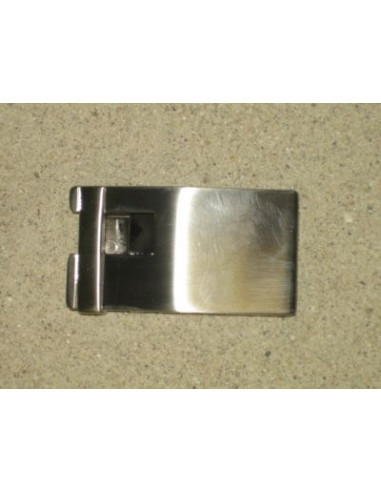 BOUCLE CEINTURE ZAMAK ACIER P1414 LARGEUR 30MM NICKEL SATINE