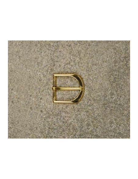 BOUCLE CEINTURE LAITON MIL 635 LARGEUR 30MM DORE