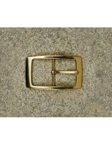 BOUCLE CEINTURE LAITON MIL 776 LARGEUR 35MM DORE