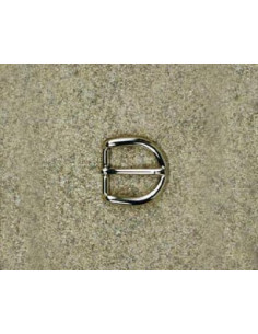 BOUCLE CEINTURE LAITON MIL 543 LARGEUR 25MM NICKEL