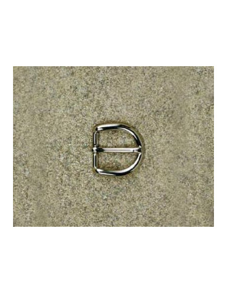 BOUCLE CEINTURE LAITON MIL 543 LARGEUR 25MM NICKEL