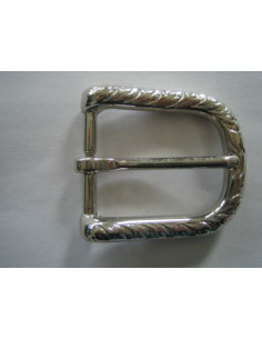 BOUCLE CEINTURE LAITON OS 4995 LARGEUR 30MM NICKEL