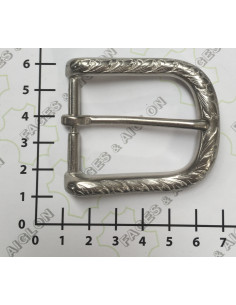 BOUCLE CEINTURE LAITON OS 5002 LARGEUR 35MM NICKEL OPAQUE