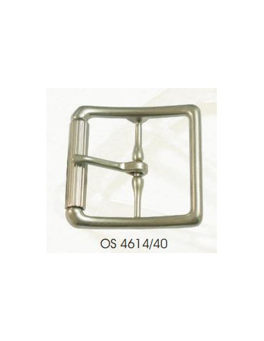 BOUCLE CEINTURE LAITON OS 4614 LARGEUR 40MM NICKEL OPAQUE
