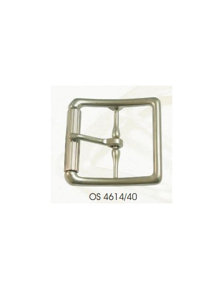 BOUCLE CEINTURE LAITON OS 4614 LARGEUR 40MM NICKEL OPAQUE