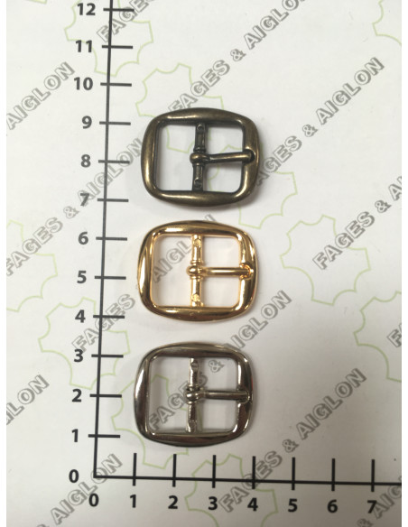 BOUCLE CHAUSSURE ZAMAK ACIER 38248