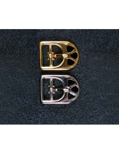 BOUCLE CHAUSSURE ZAMAK ACIER WB 154 LARGEUR 20MM