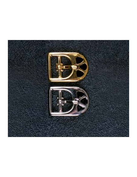 BOUCLE CHAUSSURE ZAMAK ACIER WB 154 LARGEUR 20MM