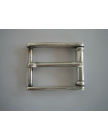 BOUCLE CEINTURE ZAMAK ACIER Y 11625 VIEIL ARGENT