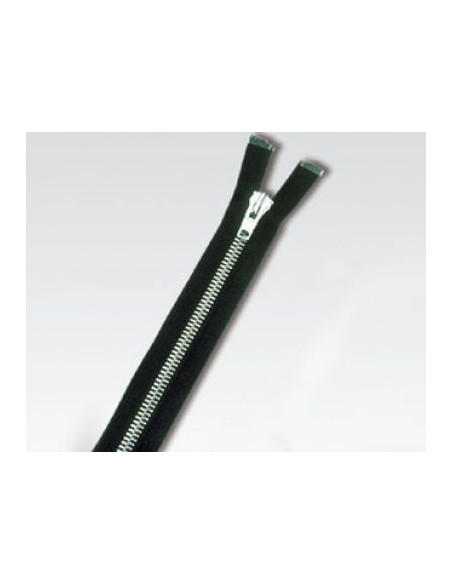 FERMETURE METAL PERFECTO MAILLE 8MM ARGENTEE SEPARABLE
