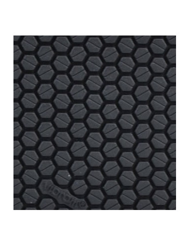 PLAQUE CAOUTCHOUC FEU &amp; HUILES SAFE WALKING 7120 NOIR 4MM - VIBRAM