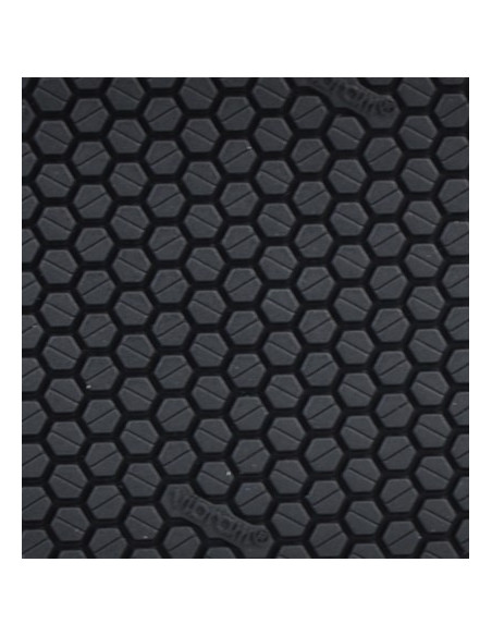 PLAQUE CAOUTCHOUC FEU &amp; HUILES SAFE WALKING 7120 NOIR 6MM - VIBRAM