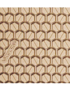 PLAQUE CAOUTCHOUC FEU &amp; HUILES SAFE WALKING 7120 CREME 4MM - VIBRAM