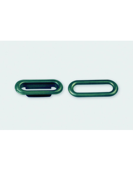 OEILLET OVALE 25X6MM EXT 33X13.6MM AVEC CONTRE-RIVURE PAR 1000