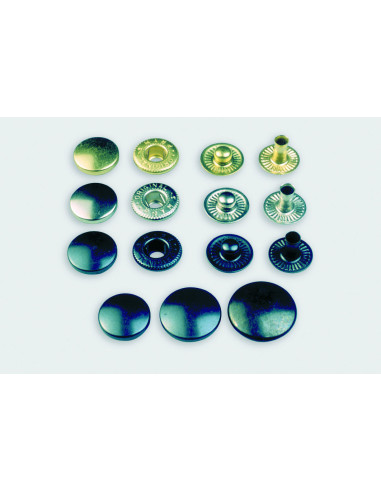 BOUTON-PRESSION FLOX 5/3 Ø CALOTTE 13.8MM LAITON PAR 1000