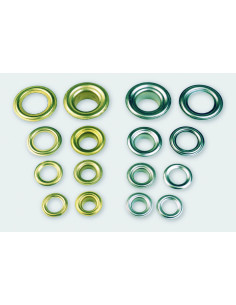 OEILLET BACHE LAITON 33/6 Ø INT 10.8MM EXT 21MM PAR 1000