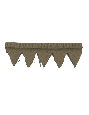 TREPOINTE ELASTOMERE CAOUTCHOUC CRANTEE NR25