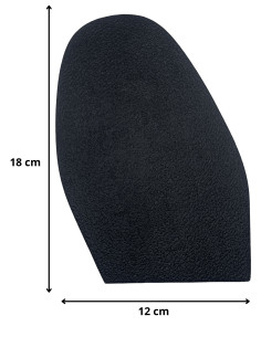 PATIN - DEMI-SEMELLE CAOUTCHOUC TOPSEM 5MM TAILLE H2 - TOPY