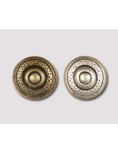 GARNITURE - CONCHO ROND A RIVETER MEDIEVAL REF. MG 3705