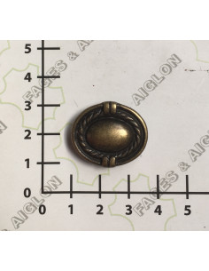 GARNITURE - CONCHO OVALE A RIVETER RANCH REF. MG 2909