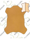 BANDE VEAU DOUBLURE TANNAGE MINERAL AM GOLD