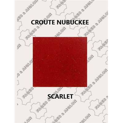 CROUTE  NUBUCKEE  14/16 COL SCARLET 530